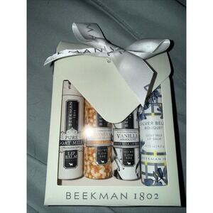 Beekman 1802 4 Goat Milk Lip Balm Collection with Gift Box Assorted Made In USA